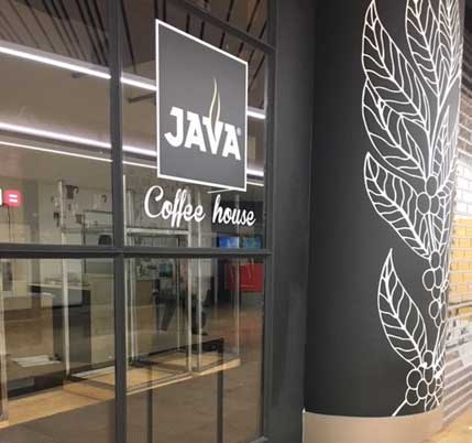 Java coffee shop aankomsthal Zaventem